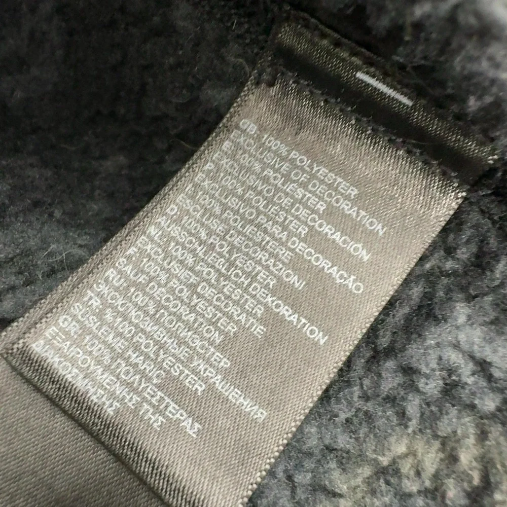 The North Face Jacket Mens L Black Polyester Fair Isle Full Zip Outdoor Gorpcore